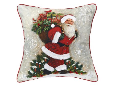 Woodland Santa Pillow Fashion