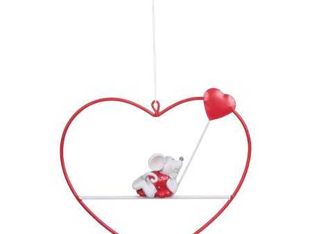 Mouse and Heart Ornament Fashion