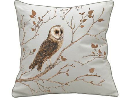 Barn Owl and Branches Indoor Outdoor Pillow Discount