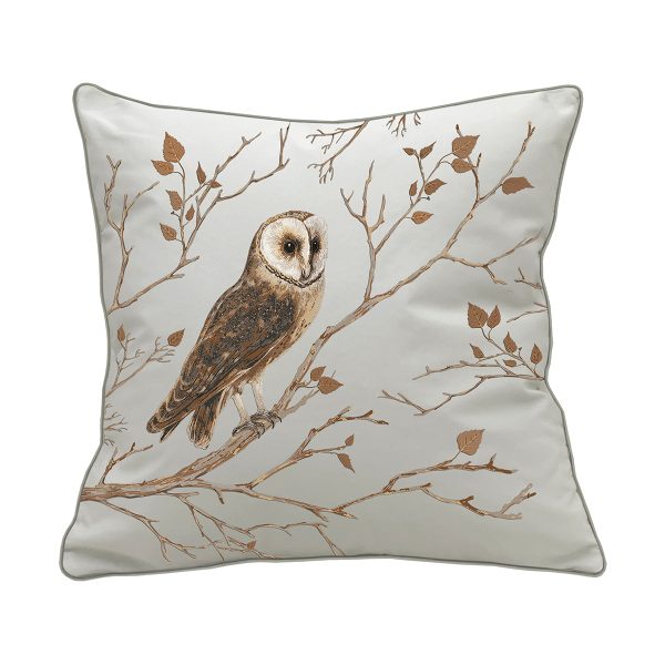 Barn Owl and Branches Indoor Outdoor Pillow Discount