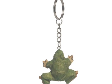 1.5 in. Wood Frog Keychain Online