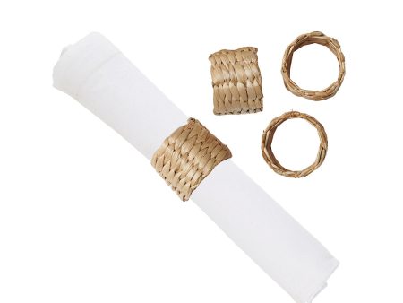 Rattan Napkin Ring, Set of 4 Sale