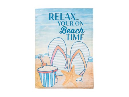 Beach Time Flop Flop Flag Discount