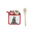 Yuletide Bear Pot Holder, Set of  4 Discount