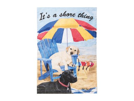 Shore Thing Dog Flag Online Sale