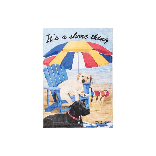 Shore Thing Dog Flag Online Sale