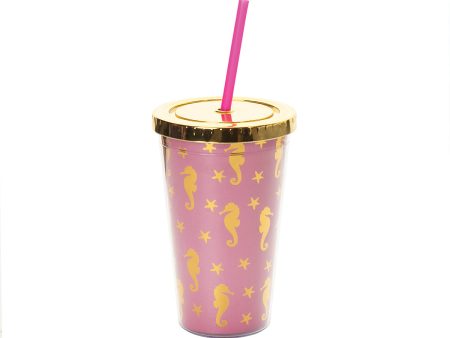 16 oz. Seahorse Tumbler Online Hot Sale