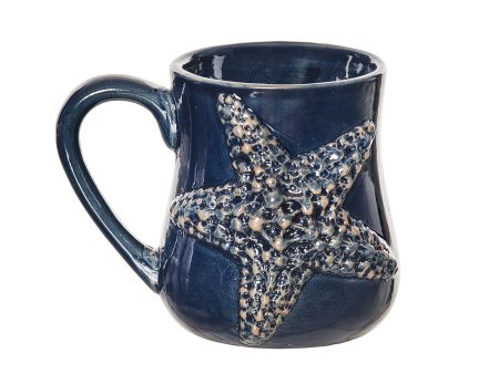 Sea Star Dark Blue Mug Online now