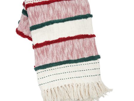 Benn Ruby Holiday Throw For Cheap