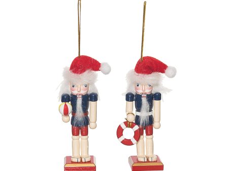 Beach Nutcrackers Ornaments, Asst. of 2 Online