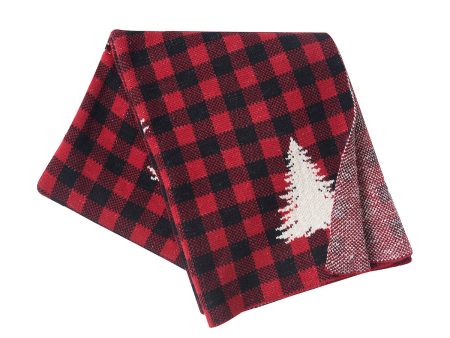 Buffalo Plaid Trees Throw For Cheap