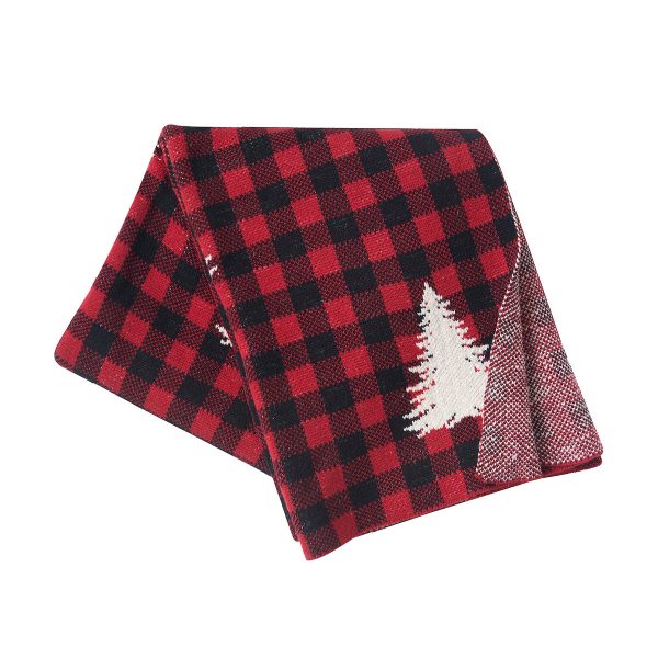 Buffalo Plaid Trees Throw For Cheap