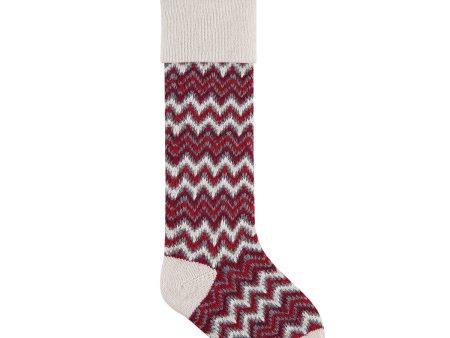 Winter Zig Zag Stocking Online Hot Sale