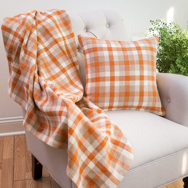 Dunmore Plaid Pillow For Cheap