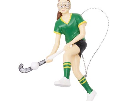 Field Hockey Girl Ornament Sale