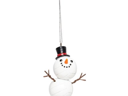 Volleyball Snowman Ornament Sale