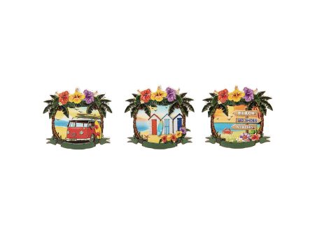 Arching Palm Tree Magnet, Asst. of 3 Cheap