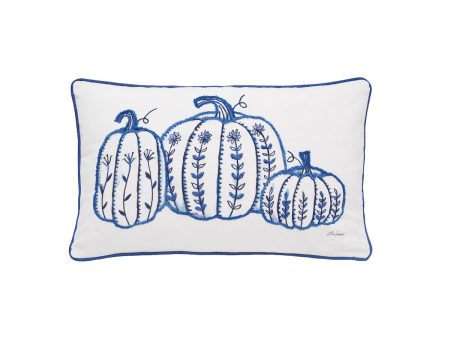 Blue Pumpkin Trio Pillow Online Hot Sale