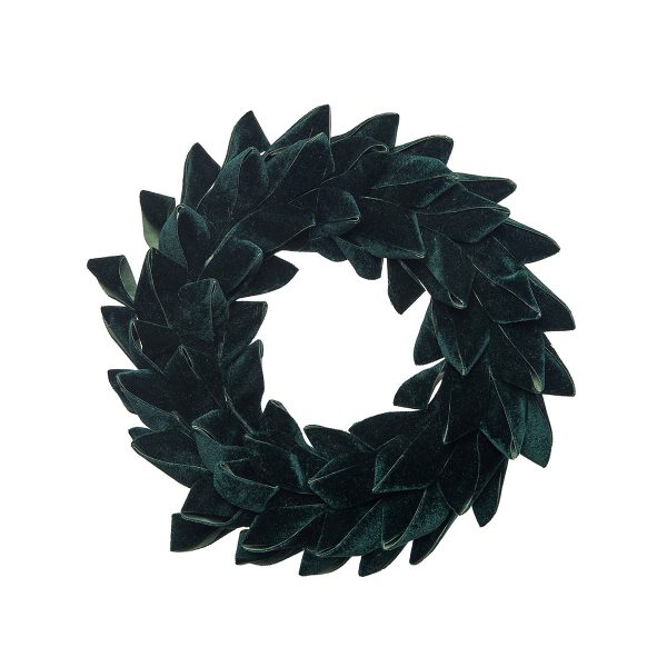 Velvet Emerald Green Wreath Cheap