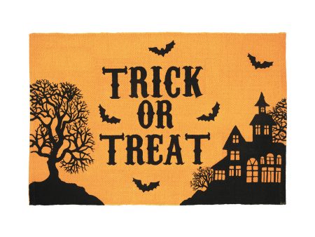 Trick-or-Treat Dhurrie Mat For Cheap