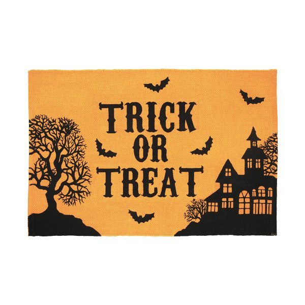 Trick-or-Treat Dhurrie Mat For Cheap