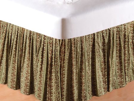 Windsor Damask Twin Bed Skirt Online now