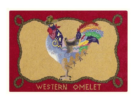 Western Omelet Rug For Sale