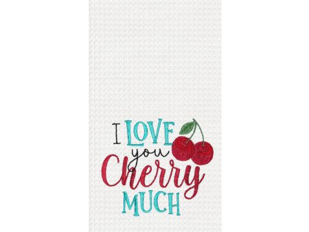 Love You Cherry Much Kitchen Towel Online Sale