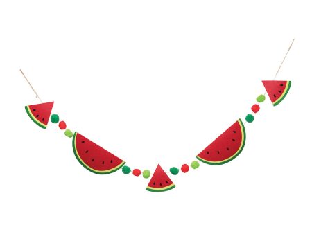 Watermelon Slice Garland Discount