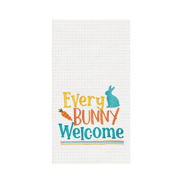 Every Bunny Welcome Kitchen Towel Discount