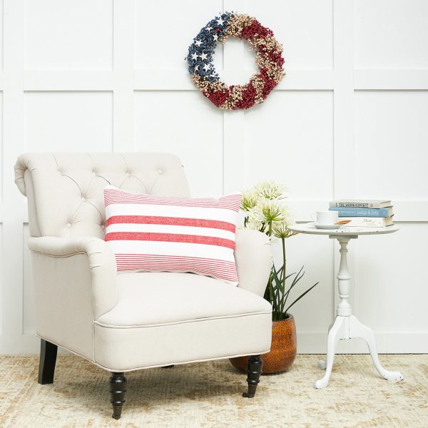 Red & White Pillow Online