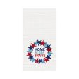 Home of The Brave Wreath Kitchen Towel Online