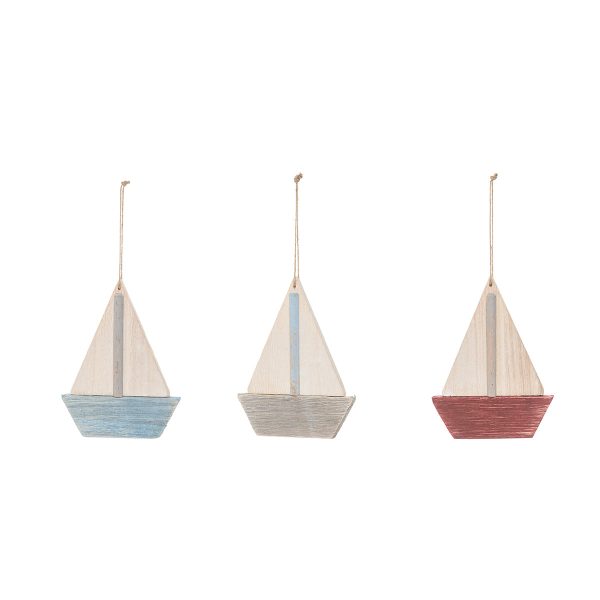 Weathered Sailboat Ornaments, Asst. of 3 Online