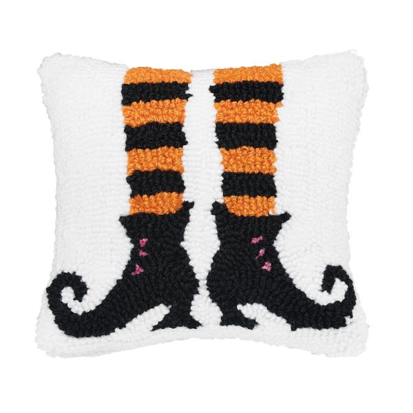 Witch Feet Hooked Mini Pillow Hot on Sale