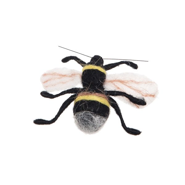 Bumble Bee Felted Wool Ornament For Sale