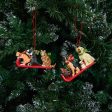 Cats & Dogs Sled Ornaments, Asst. of 2 on Sale