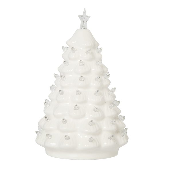 LED Large White Tree Figurine For Cheap