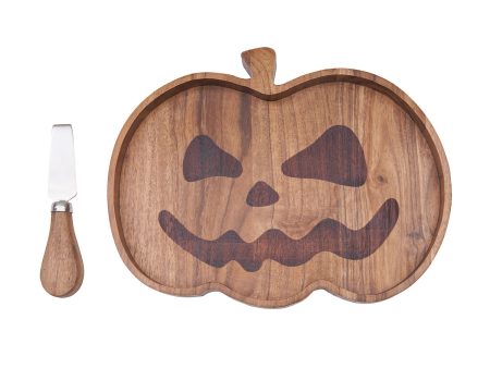 Pumpkin Serving Board & Spreader Set on Sale