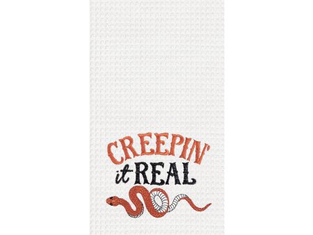 Creepin  It Real Snake Kitchen Towel Supply