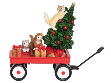 Kitten Wagon Figurine Online