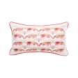 Shrimp De Lis Indoor Outdoor Lumbar Pillow Cheap