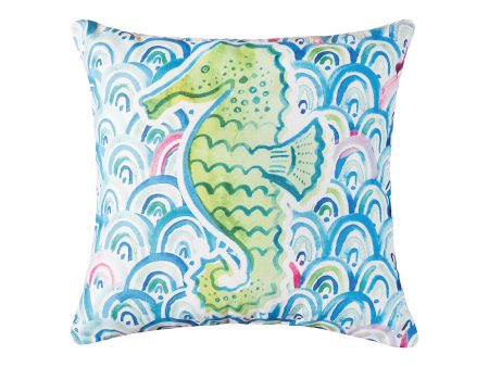 Mermaid Garden Seahorse Pillow Sale