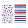 Watercolor Stars & Stripes Kitchen Towel, Set of 2 Discount