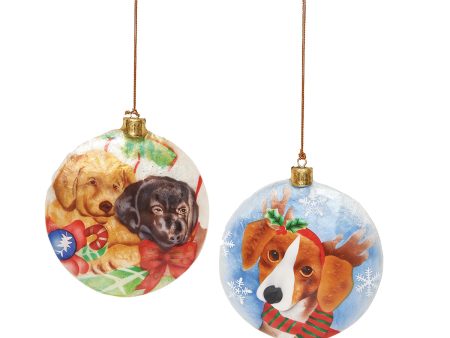 Dog Ornaments, Asst. of 2 Online Hot Sale