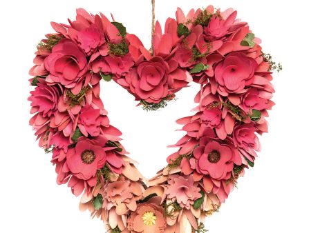 Valentine Heart Floral Wreath Online