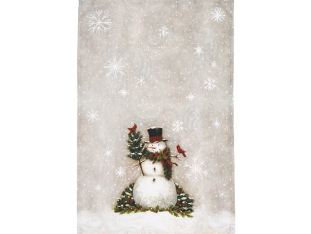 Woodland Snowman Kitchen Towel Online Sale