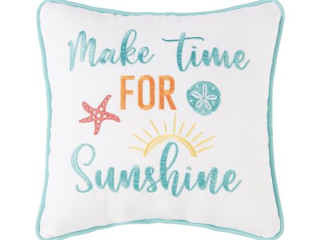 Make Time For Sunshine Mini Pillow Cheap