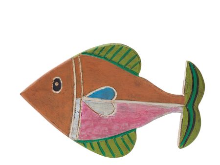 Orange & Red Fish Wall Decor Online now