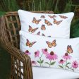 Butterfly Kaleidoscope Indoor Outdoor Pillow Discount