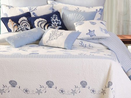 Treasures By The Sea Blue Twin Quilt Sale